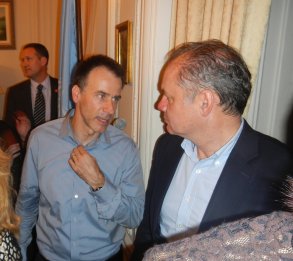 Coctail reception with the President of Slovak Republic, Andrej Kiska (September 2014)