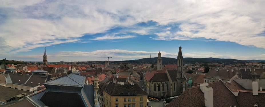 Sopron, view from fire tower (August 2015)