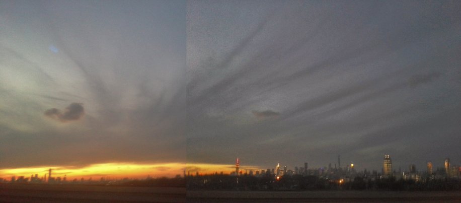 Manhattan seen from Kosciuszko Bridge (December 2015)