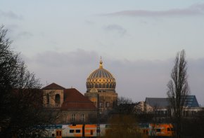 New Synagogue - not as new as the name suggests, built in mid 19th century (February 2016)