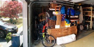 Organizing the garage (April 2016)