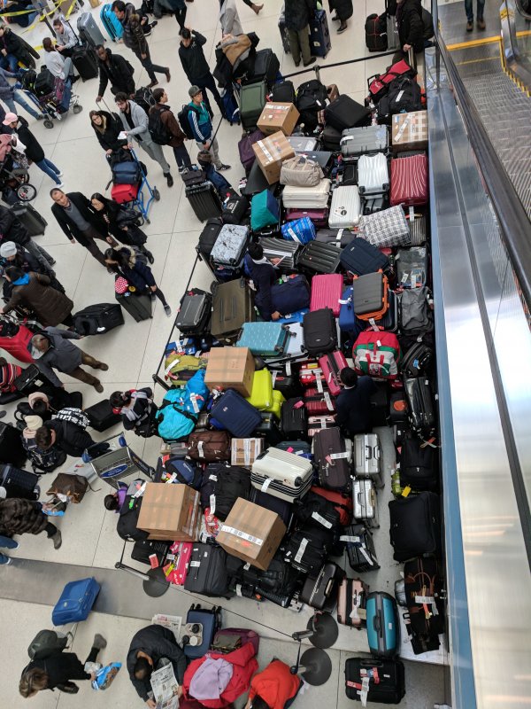Our luggage is most likely in a similar state (January 2018)