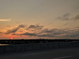 Sunset on the way home (June 2018)