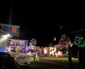 Christmas lights & decorations (December 2018)