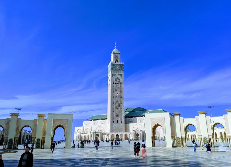Hassan II Mosque - the largest in Africa (February 2020)