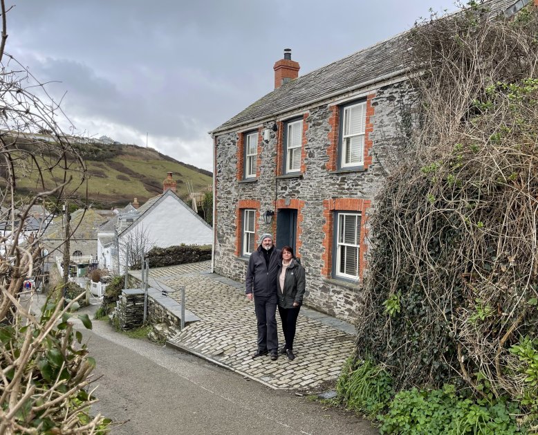 Doc Martin's house from the series (March 2022)