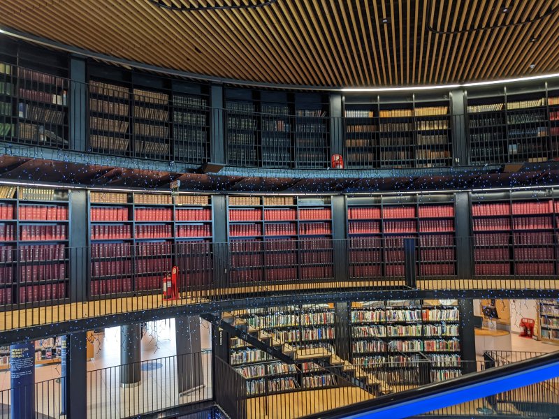 The Birmingham Library is huge (March 2022)