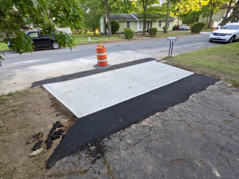 Town is renewing streets in the neighborhood (May 2022)