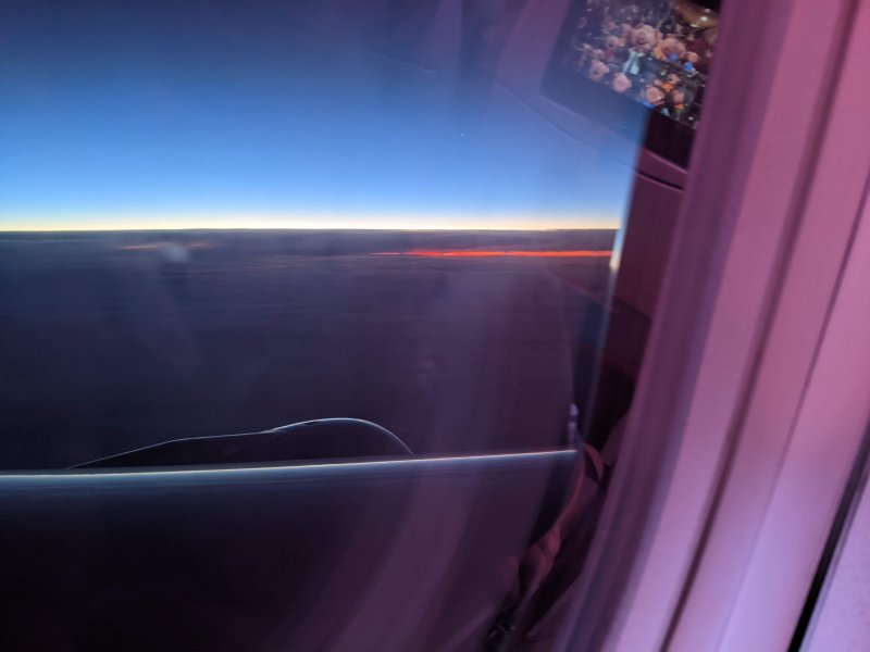 Dawn somewhere over Ireland (August 2022)