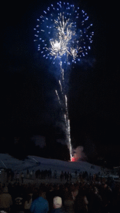 The first firework was on the foothill at seven (December 2022)