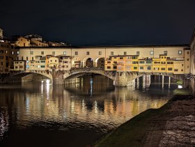 Ponte Vecchio - Old Bridge (over Arno River) (February 2023)