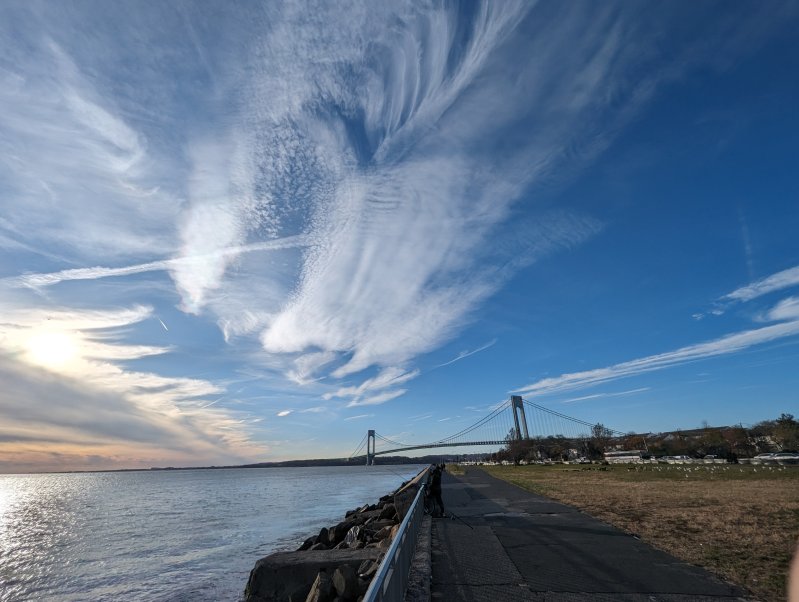 Another stop at Belt Parkway new Verrazano Bridge. (November 2023)