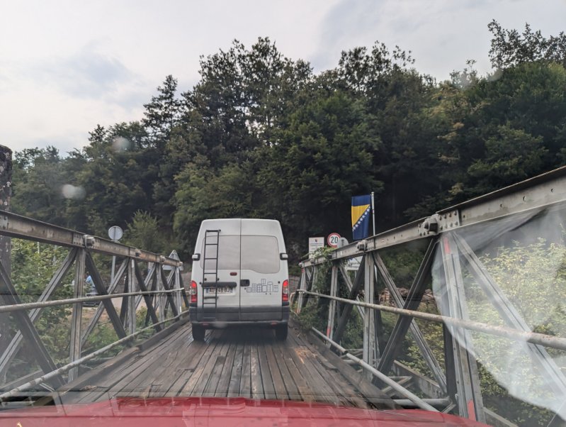 Border crossing from Montenegro to Bosnia (August 2024)