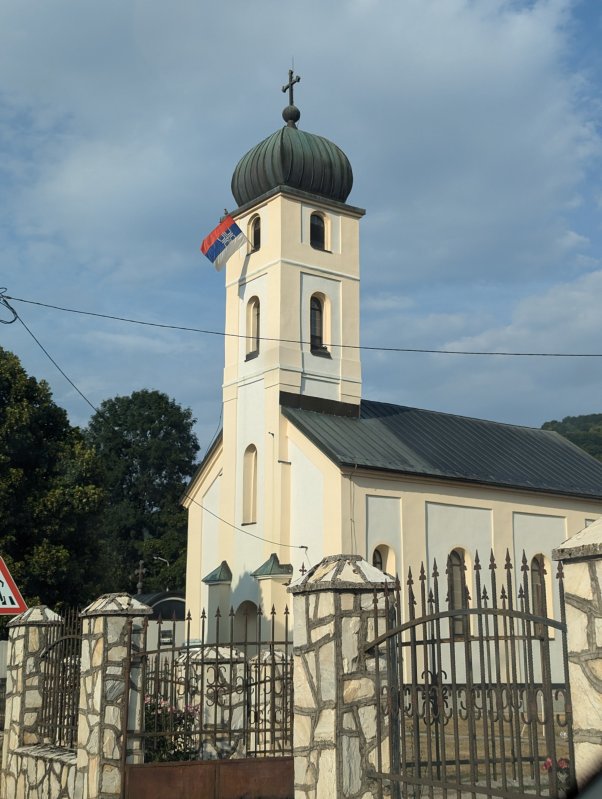 And next to it (~600ft) an orthodox church (August 2024)