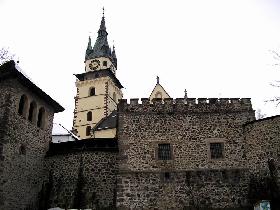 Town castle in Kremnica (December 2004)