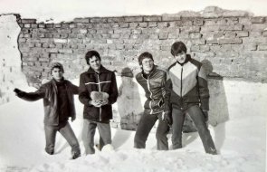 Winter fun in Kremnica (December 1981)