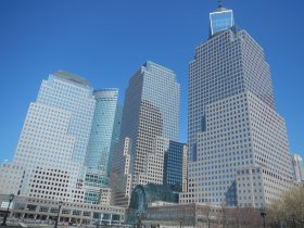 Downtown Manhattan & Statue of Liberty (April 2015)