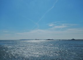 Downtown Manhattan & Statue of Liberty (April 2015)