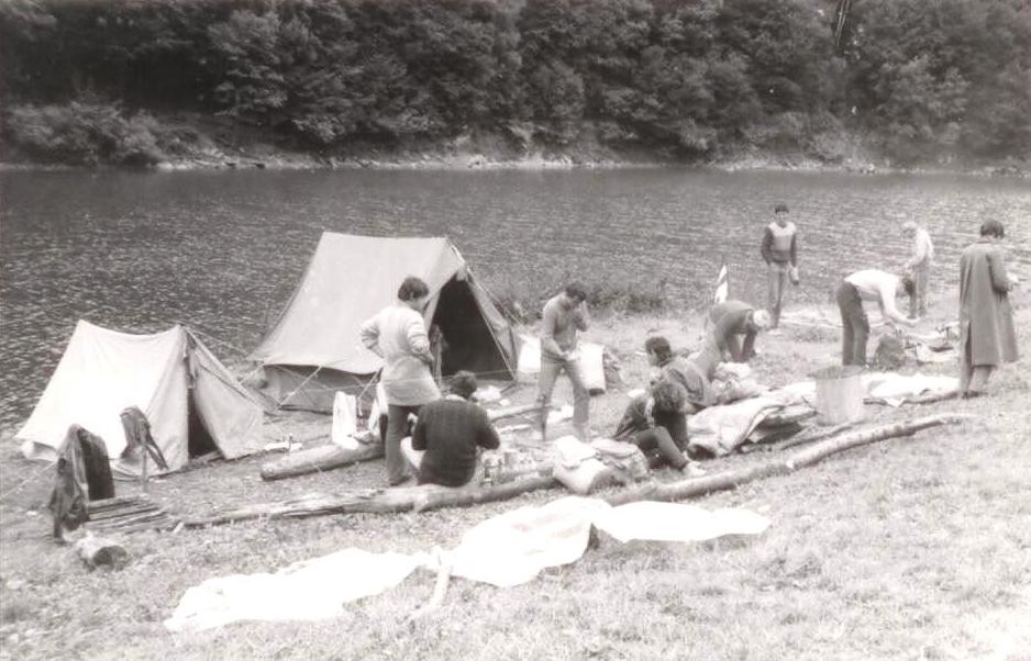 Bystřička '87 - camping in Moravia (July 1987)